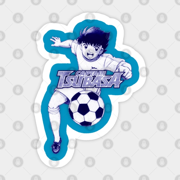 Captain Tsubasa Popart Sticker by masnono